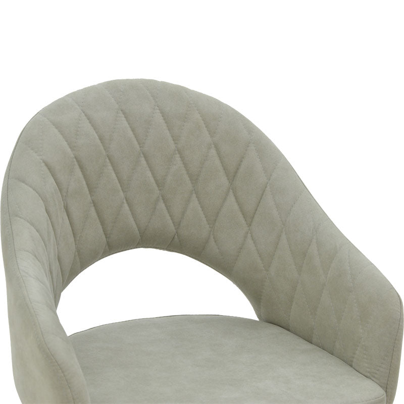 Πολυθρόνα Macie  ύφασμα antique γκρι-μαύρο 58x50x85εκ - Pakobazaar
