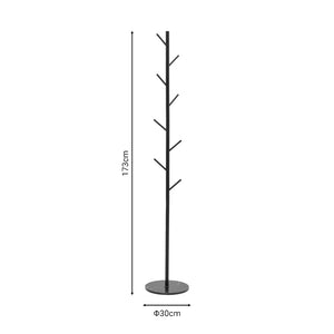 Καλόγερος Fori  μαύρο μέταλλο 30x30x173εκ - Pakobazaar