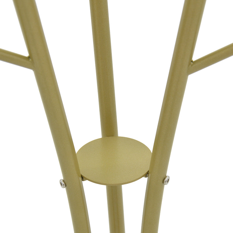 Καλόγερος Marianni  χρυσό-λευκό μέταλλο 50x38x182εκ - Pakobazaar