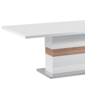 Τραπέζι Zoekrin Inart λευκό mdf 200x100x76εκ - Image 4