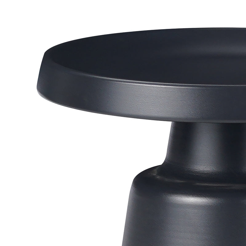 Τραπέζια σαλονιού Ginoze Inart σετ 2τεμ μέταλλο σε μαύρη απόχρωση - Pakobazaar