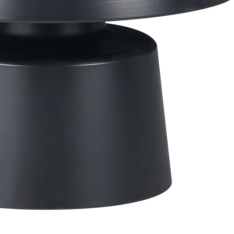 Τραπέζια σαλονιού Ginoze Inart σετ 2τεμ μέταλλο σε μαύρη απόχρωση - Pakobazaar