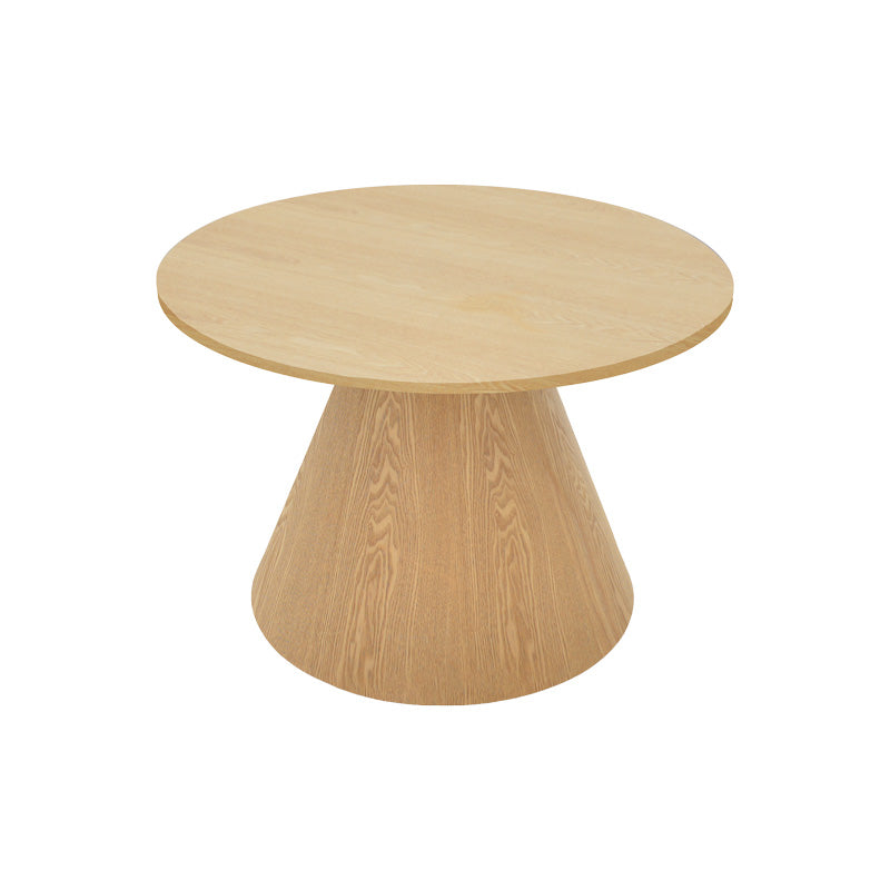 Τραπέζι σαλονιού Donda  mdf-μέταλλο σε sonoma απόχρωση Φ60x46εκ - Pakobazaar