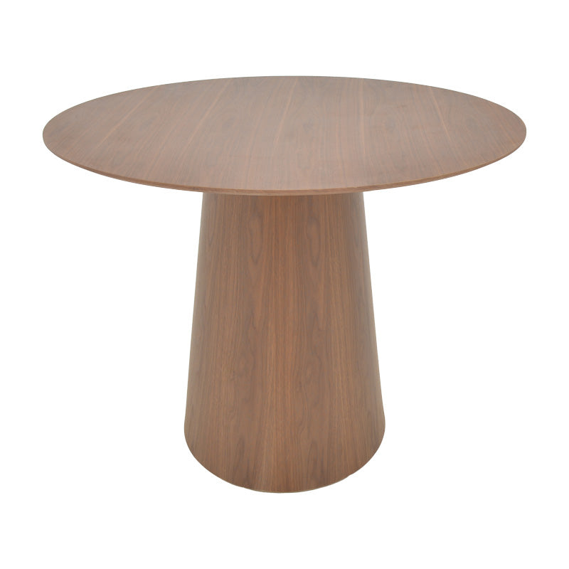 Tραπέζι Donda  mdf καρυδί Φ100x76εκ - Pakobazaar