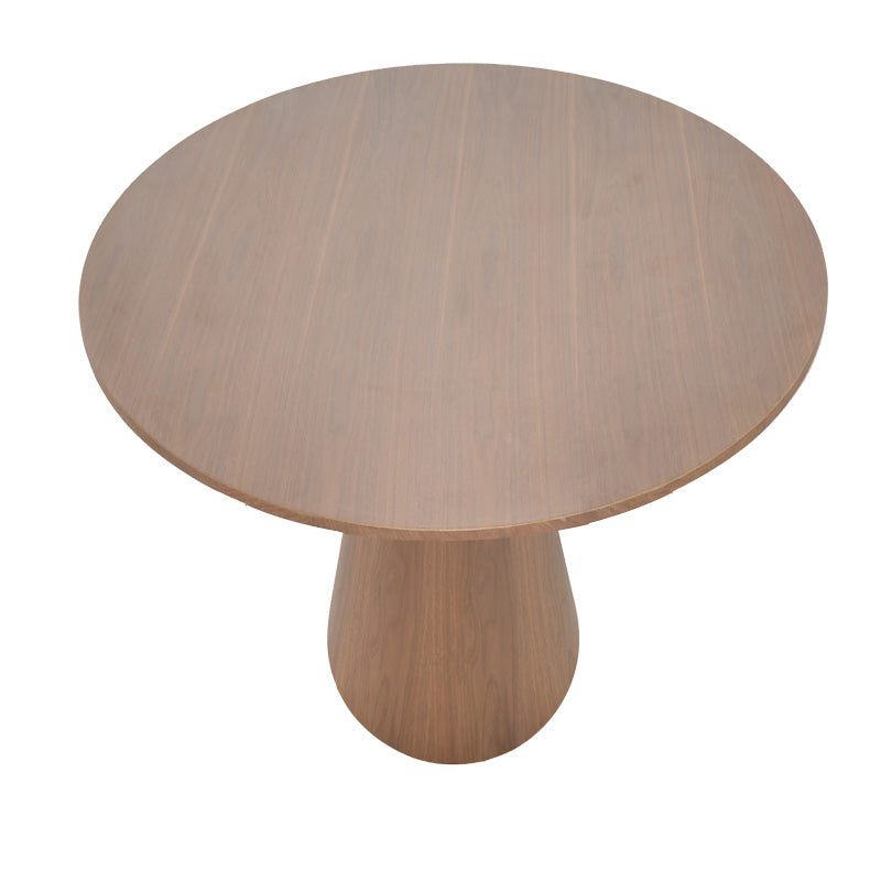 Tραπέζι Donda  mdf καρυδί Φ100x76εκ - Pakobazaar
