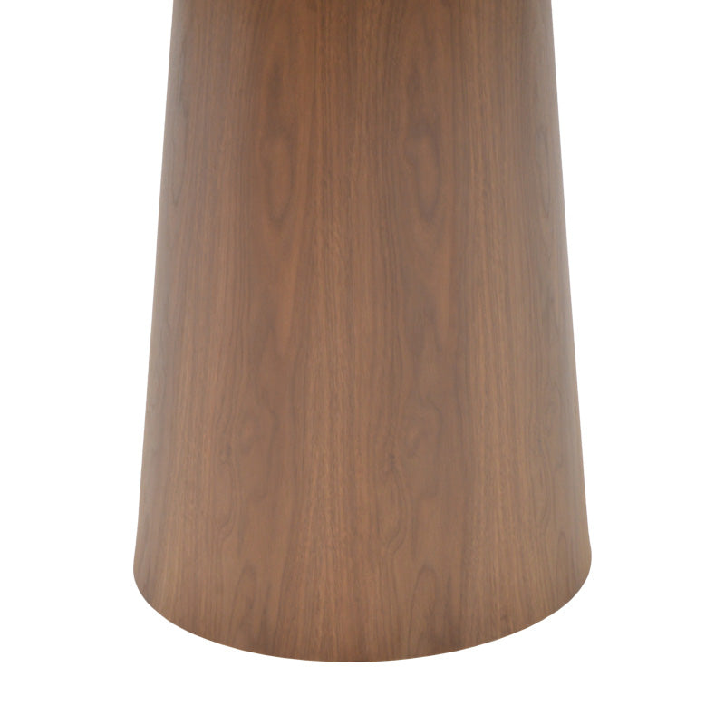 Tραπέζι Donda  mdf καρυδί Φ100x76εκ - Pakobazaar