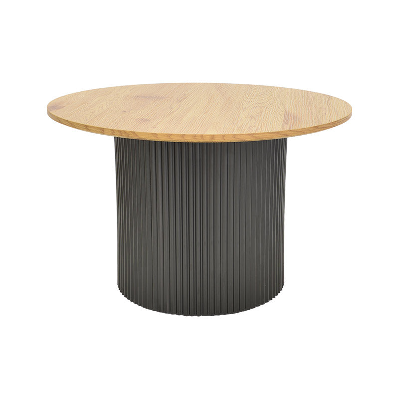 Tραπέζια σαλονιού Dovel  mdf σετ 2τεμ. sonoma-μαύρο μεταλλο - Pakobazaar