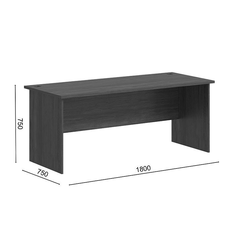 Γραφείο επαγγελματικό Fesialo  wenge 180x75x75εκ - Pakobazaar