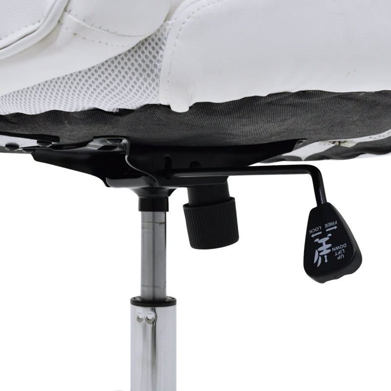 Καρέκλα γραφείου διευθυντή Sonar  pu σε λευκή απόχρωση - Pakobazaar