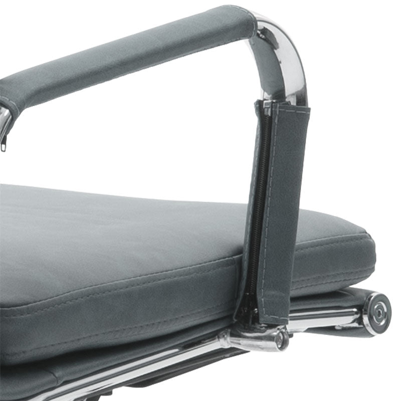 Καρέκλα γραφείου διευθυντή Tokyo  pu γκρι antique - Pakobazaar