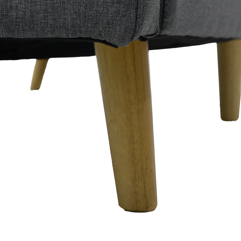 Καναπές-κρεβάτι Flexible  σε ανθρακί ύφασμα 198x87x76εκ - Image 10