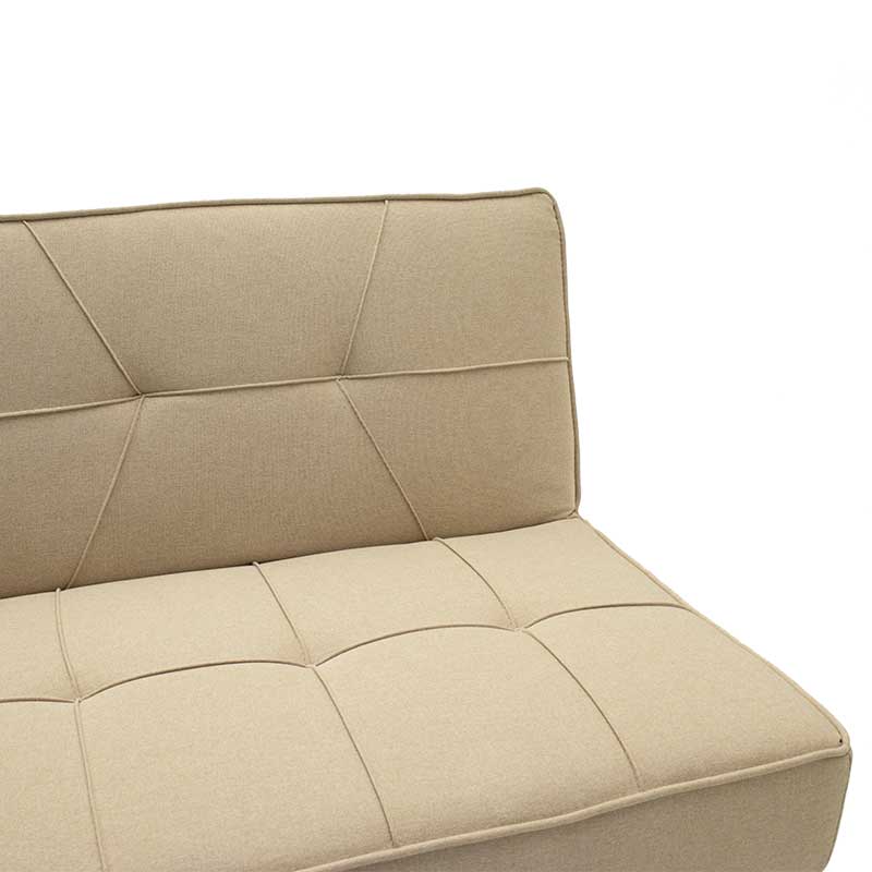 Καναπές-κρεβάτι Travis  3θέσιος με ύφασμα μπεζ 175x83x74εκ - Pakobazaar
