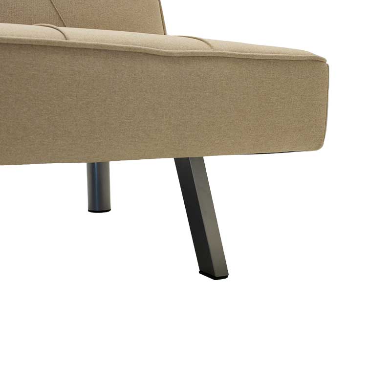 Καναπές-κρεβάτι Travis  3θέσιος με ύφασμα μπεζ 175x83x74εκ - Pakobazaar