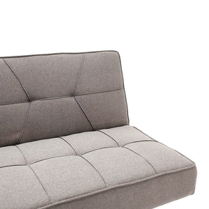Καναπές-κρεβάτι Travis  3θέσιος ύφασμα γκρι 175x83x74εκ - Image 6