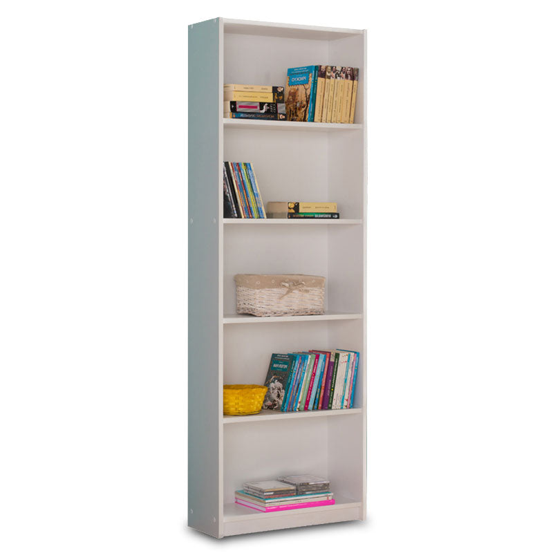 Βιβλιοθήκη Max  σε λευκό χρώμα 58x23x170εκ - Pakobazaar