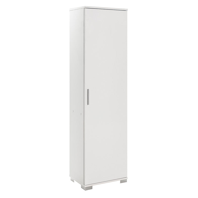 Ντουλάπι-στήλη Chad1  λευκό gloss 45x32x169εκ - Pakobazaar