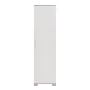 Ντουλάπι-στήλη Chad1  λευκό gloss 45x32x169εκ - Pakobazaar