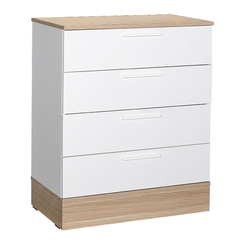 Συρταριέρα Pelita  σε λευκή-oak απόχρωση 72x40x88εκ - Image 1