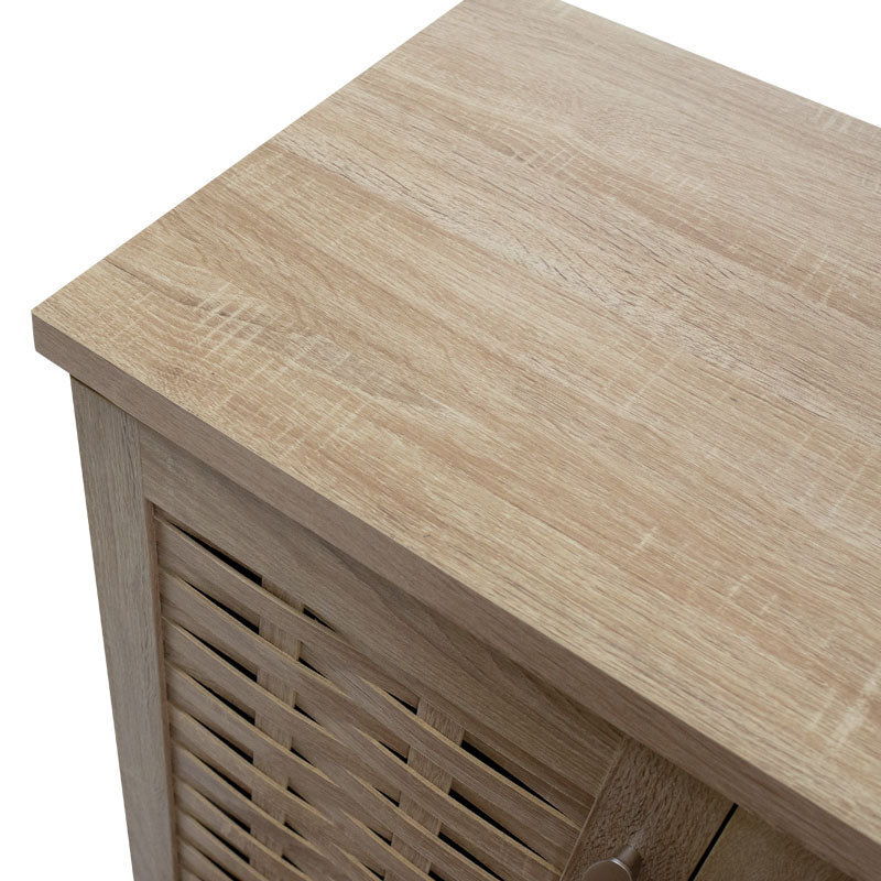 Παπουτσοθήκη-ντουλάπι MANTAM  12 ζεύγων χρώμα sonoma 78x40x92εκ - Pakobazaar