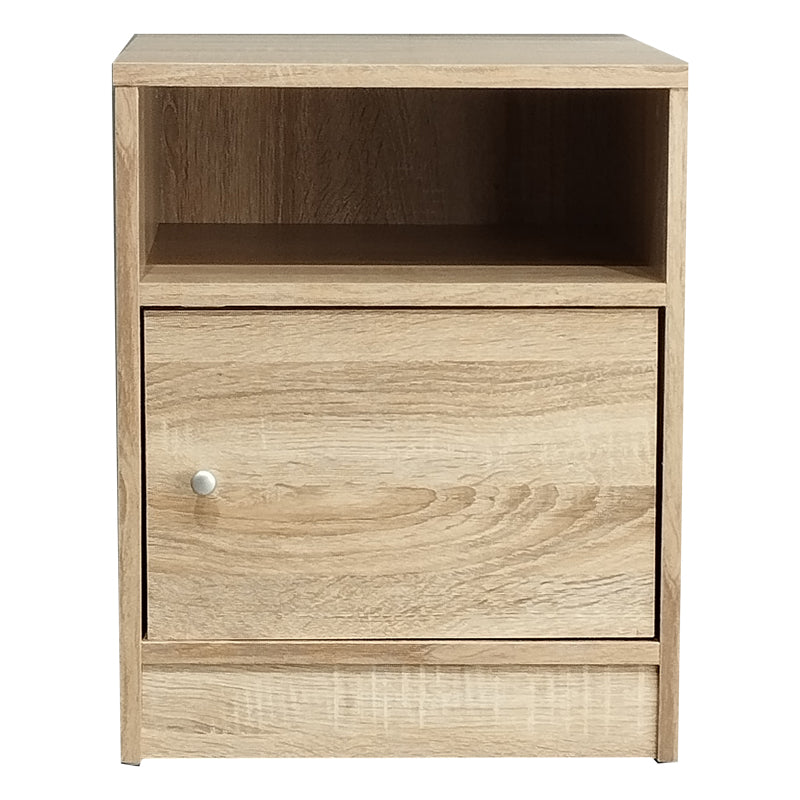 Κομοδίνο Foly  με ένα ντουλάπι sonoma 40x40x50εκ - Pakobazaar