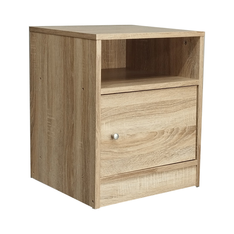 Κομοδίνο Foly  με ένα ντουλάπι sonoma 40x40x50εκ - Pakobazaar