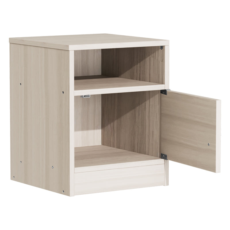 Κομοδίνο Foly  με ένα ντουλάπι γκρι oak 40x40x50εκ - Pakobazaar