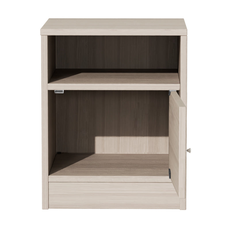 Κομοδίνο Foly  με ένα ντουλάπι γκρι oak 40x40x50εκ - Pakobazaar