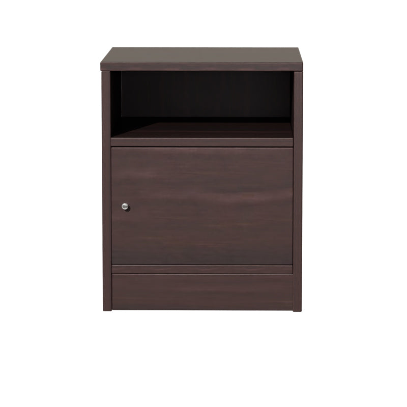 Κομοδίνο Foly  με ένα ντουλάπι καρυδί 40x40x50εκ - Pakobazaar