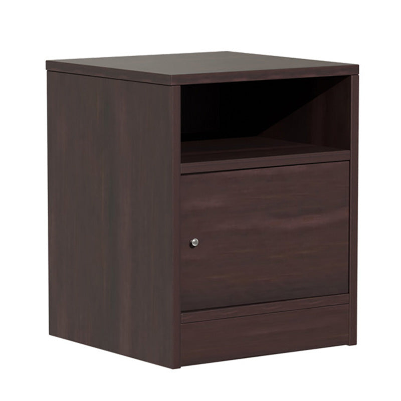 Κομοδίνο Foly  με ένα ντουλάπι καρυδί 40x40x50εκ - Pakobazaar