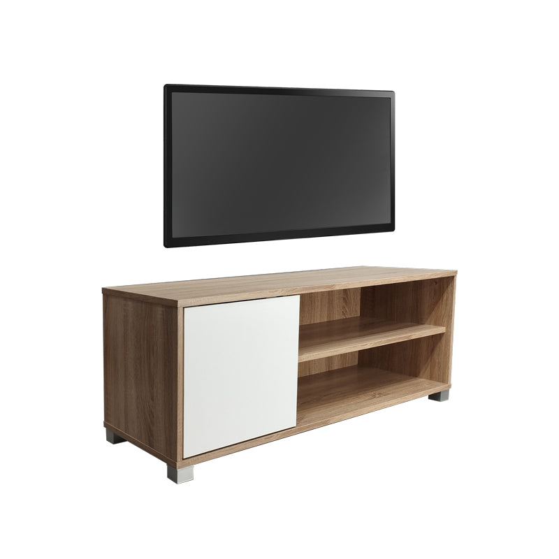 Έπιπλο τηλεόρασης Ellon  μελαμίνης sonoma-λευκό 120x40x41εκ. - Image 2