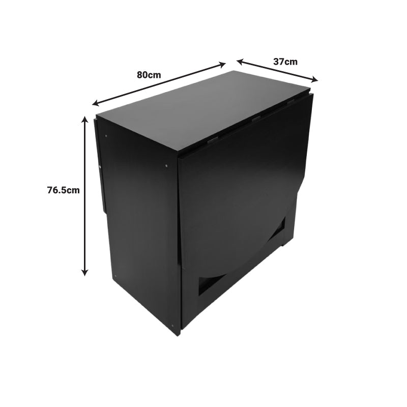 Τραπέζι Nadine  πολυμορφικό-επεκτεινόμενο wenge 160x80x76.5εκ - Pakobazaar