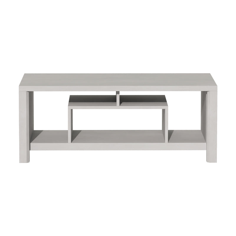 Τραπέζι σαλονιού Tracy  λευκό-γκρι 120x60x48.5εκ - Pakobazaar