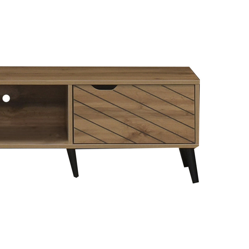 Έπιπλο τηλεόρασης Thelma  oak μελαμίνης 150x40x41.6εκ - Pakobazaar