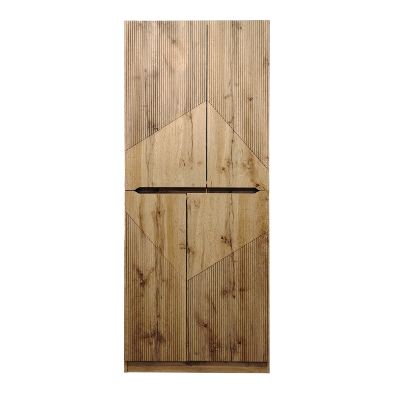 Παπουτσοθήκη-ντουλάπι Kebell  σε oak απόχρωση 71x41.5x180.4εκ - Pakobazaar
