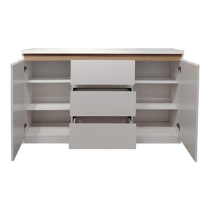 Μπουφές Chiemo  λευκό 160x40x93.6εκ - Pakobazaar
