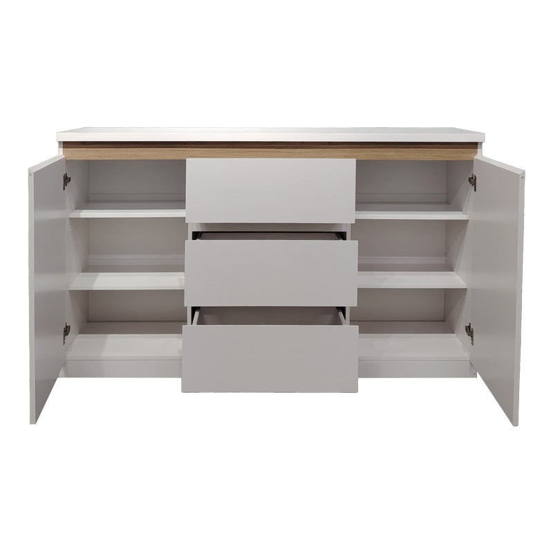 Μπουφές Chiemo  λευκό 160x40x93.6εκ - Pakobazaar
