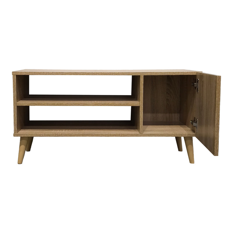 Έπιπλο τηλεόρασης Orianne  σε sonoma απόχρωση 90x32x46εκ - Pakobazaar