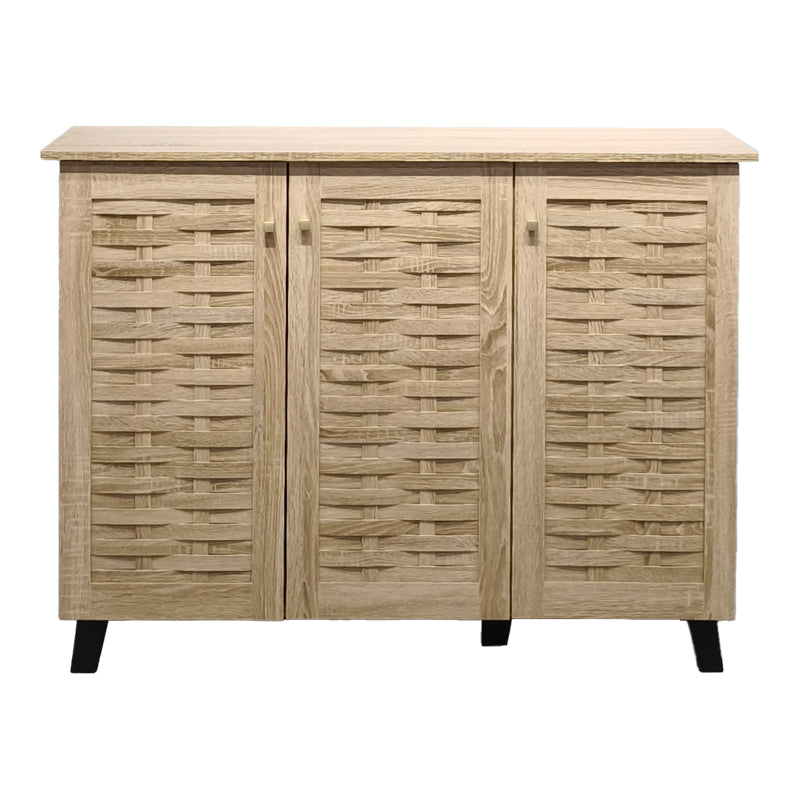 Παπουτσοθήκη-ντουλάπι Mantam  16 ζεύγων sonoma 115.5x34x87εκ - Pakobazaar