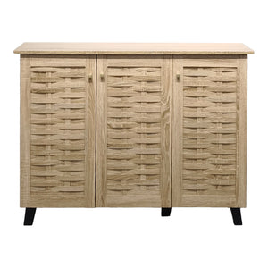 Παπουτσοθήκη-ντουλάπι Mantam  16 ζεύγων sonoma 115.5x34x87εκ - Pakobazaar