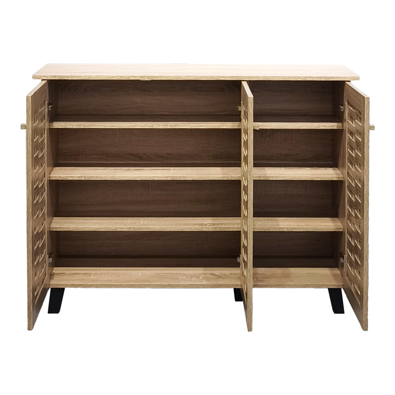 Παπουτσοθήκη-ντουλάπι Mantam  16 ζεύγων sonoma 115.5x34x87εκ - Pakobazaar