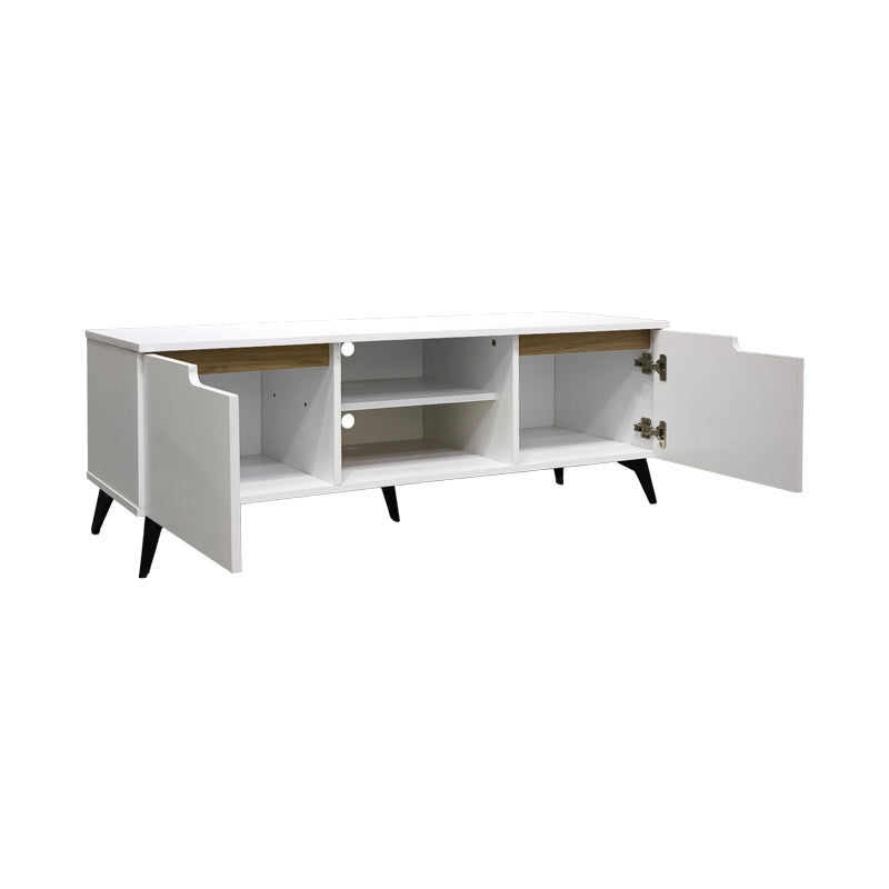 Έπιπλο τηλεόρασης Kemvio   sonoma-λευκό 120x38x44εκ - Pakobazaar