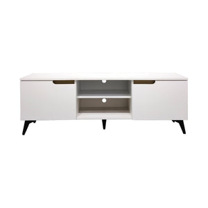 Έπιπλο τηλεόρασης Kemvio   sonoma-λευκό 120x38x44εκ - Pakobazaar