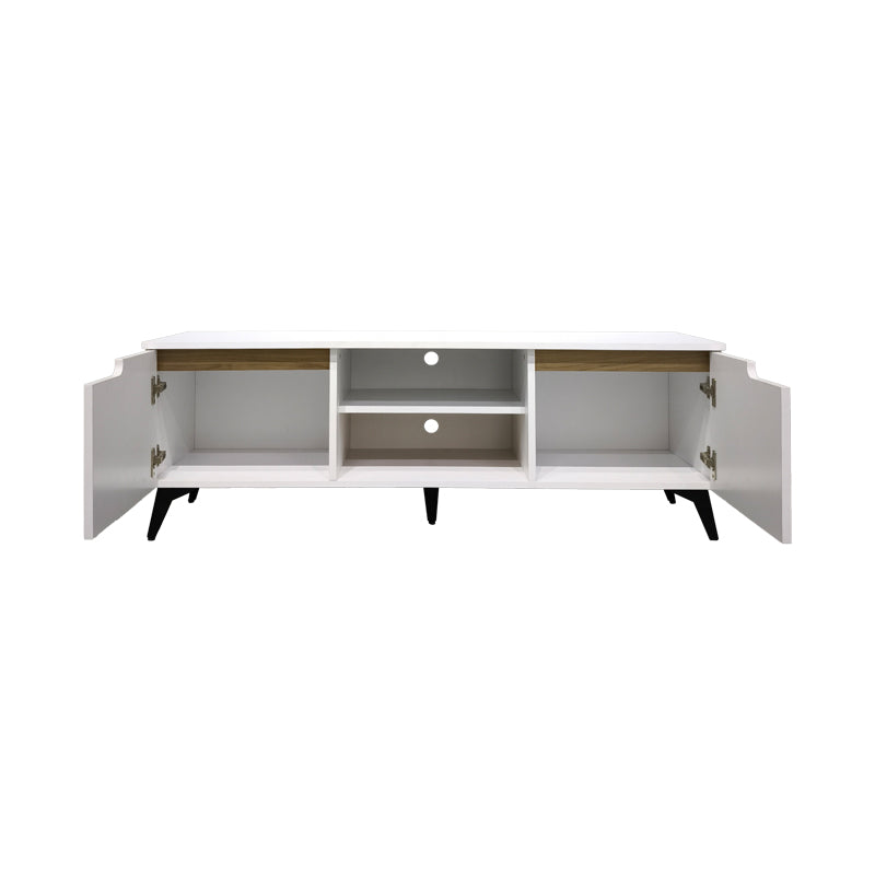 Έπιπλο τηλεόρασης Kemvio   sonoma-λευκό 120x38x44εκ - Pakobazaar