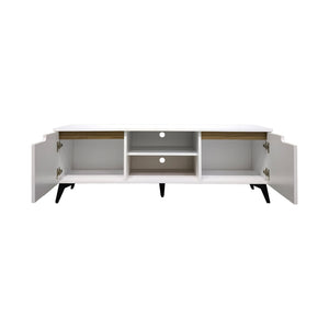 Έπιπλο τηλεόρασης Kemvio   sonoma-λευκό 120x38x44εκ - Pakobazaar
