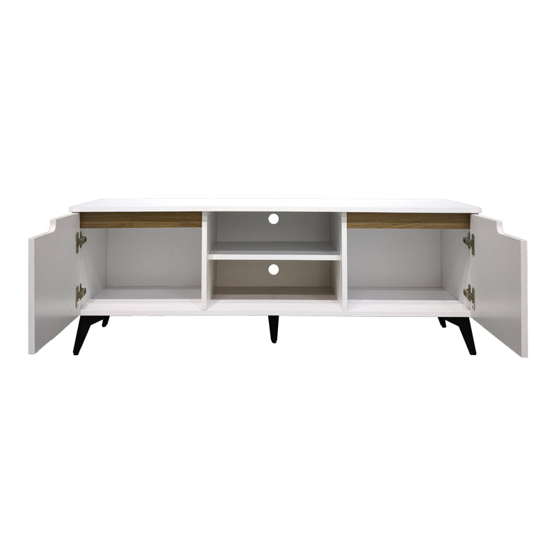 Έπιπλο τηλεόρασης Kemvio   sonoma-λευκό 150x38x44εκ - Pakobazaar
