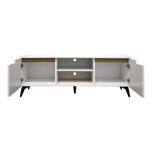 Έπιπλο τηλεόρασης Kemvio   sonoma-λευκό 150x38x44εκ - Pakobazaar