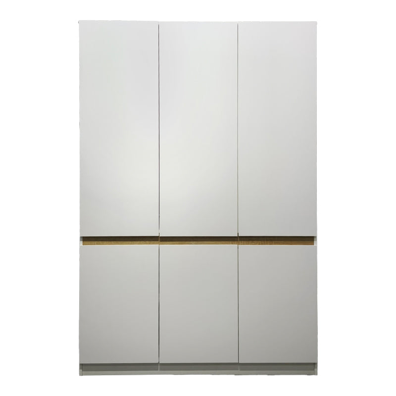 Ντουλάπα τρίφυλλη Merzia   sonoma-λευκό 120x46.5x183εκ - Pakobazaar