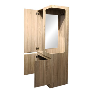 Έπιπλο εισόδου Feby   sonoma 80x50.5x190εκ - Pakobazaar
