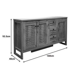 Μπουφές Beles  sonoma 160x40x93.5εκ - Pakobazaar