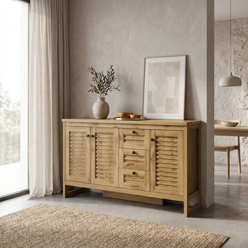 Μπουφές Beles  sonoma 160x40x93.5εκ - Pakobazaar